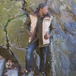 WeatherWool Hardcore Luxury High Performance pure wool pure-American All Natural Mouton Vest.  No-Risk Field Trials.  Model:  Fazon Gray.  Photo by Lauralie Studios