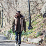 WeatherWool Hardcore Luxury High Performance pure wool pure-American All Natural Mouton Vest.  No-Risk Field Trials.  Model:  Fazon Gray.  Photo by Lauralie Studios