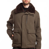 WeatherWool Mouton Jacket is extremely warm, all-natural, custom made, tested successfully by US Military under conditions of extreme cold and wind