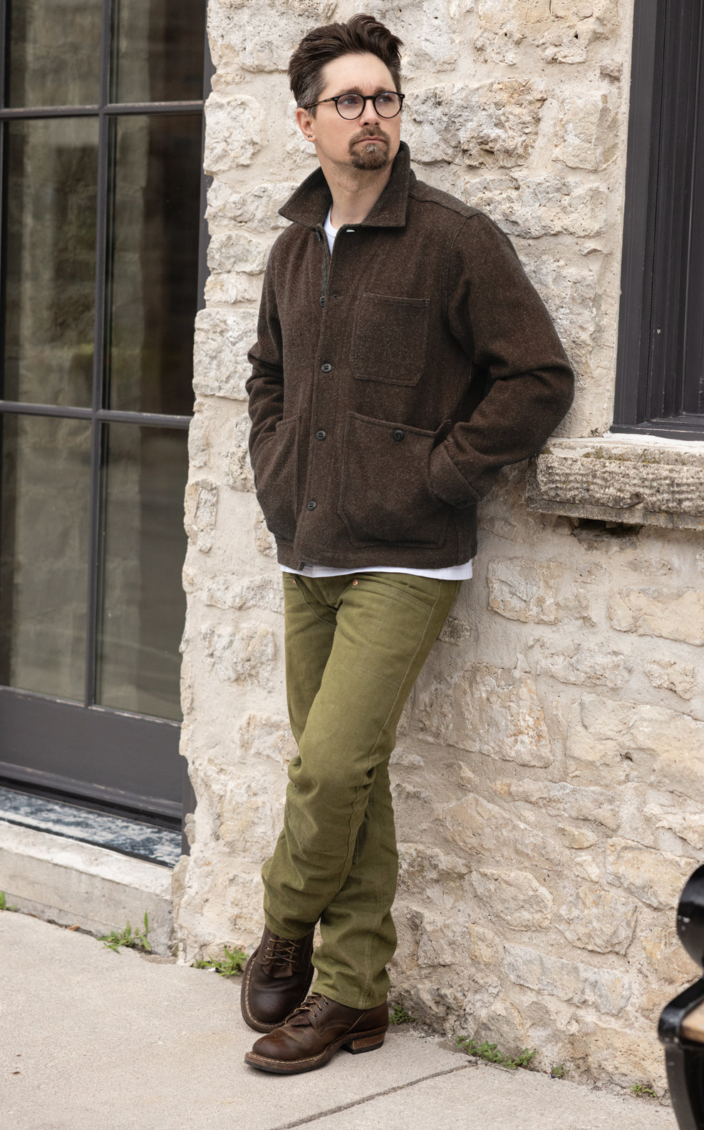 Walnut Wool Denim