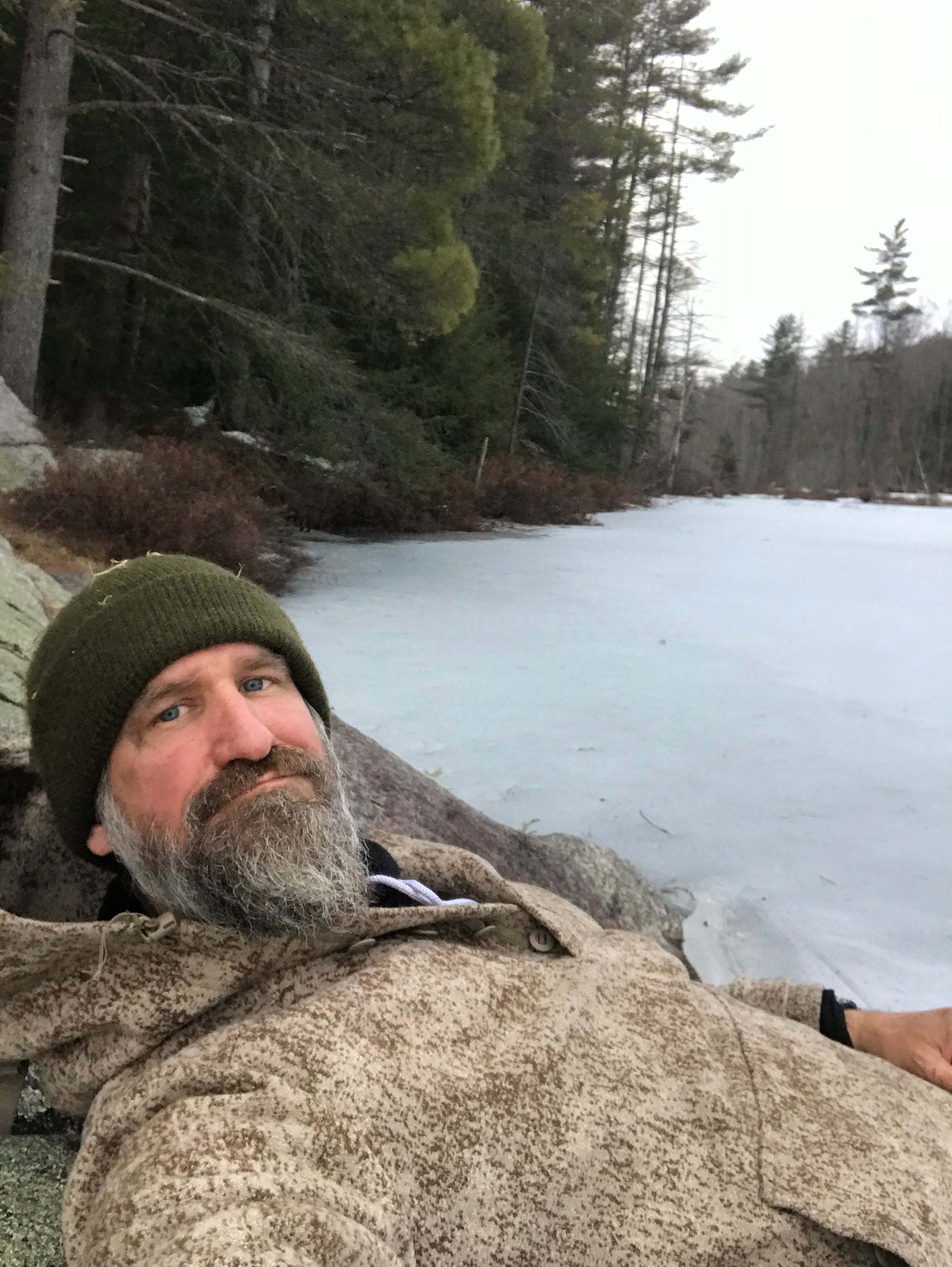 WeatherWool Advisor and former Green Beret Josh Enyart in his Lynx Pattern WeatherWool Anorak