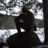 WeatherWool Advisor and trained Emergency Medical Technician Josh Enyart in his Lynx Pattern WeatherWool Anorak