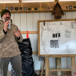 WeatherWool Advisor Josh Enyart in his Lynx Pattern WeatherWool Anorak:  "WeatherWool Goes Where I Go!"