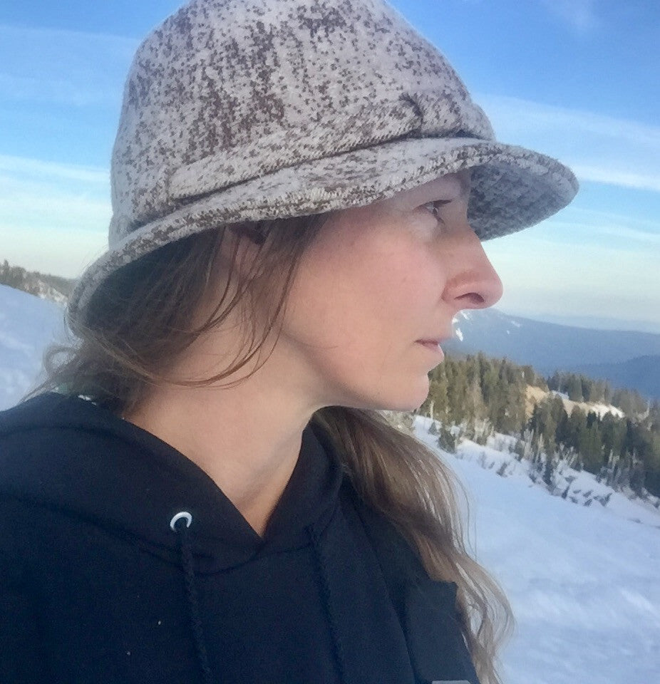 WeatherWool Advisor Lisa Porter of Trackers Earth in Walker Hat by WeatherWool