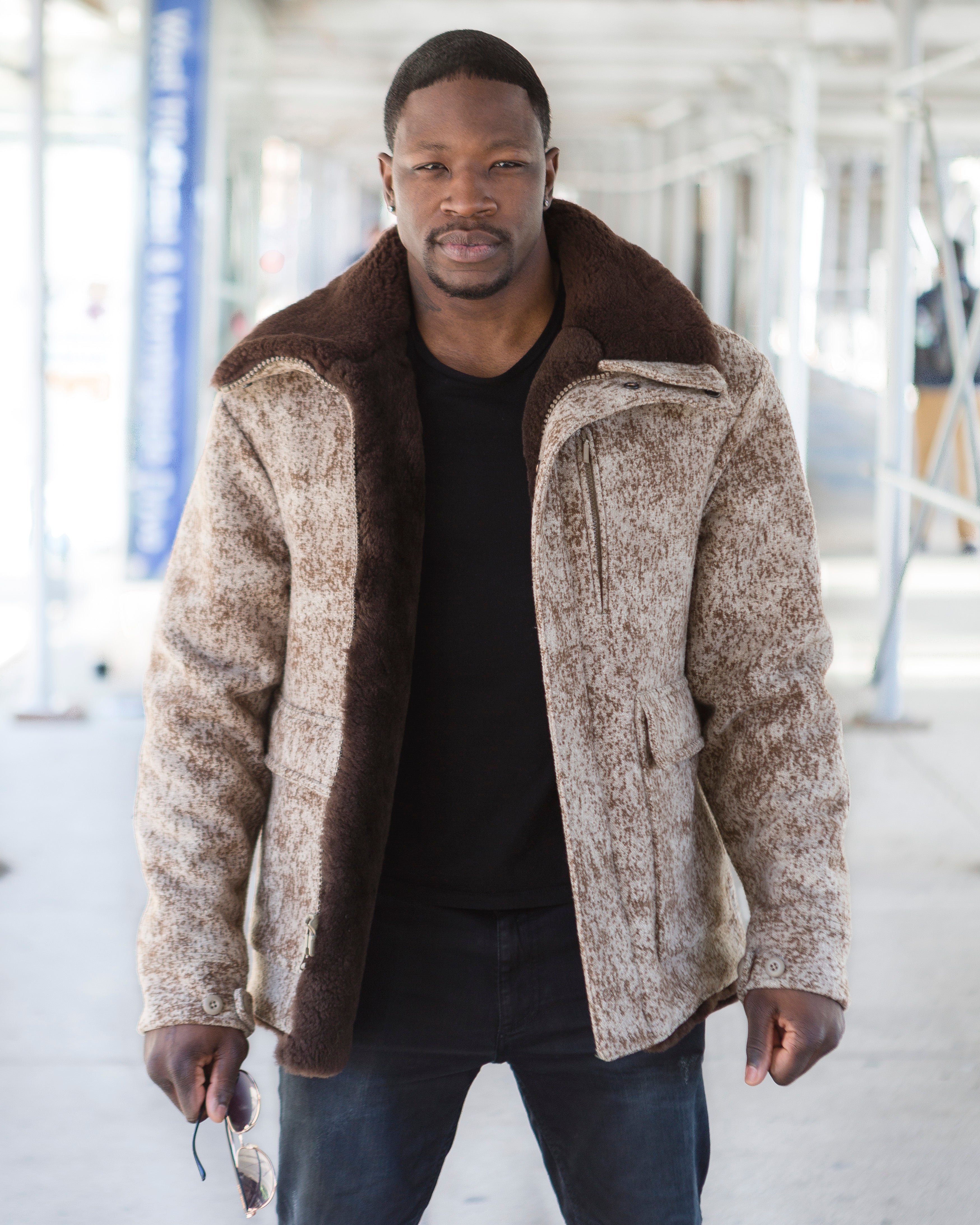 WeatherWool Mouton Jacket is extremely warm, all-natural, custom made, tested successfully by US Military under conditions of extreme cold and wind