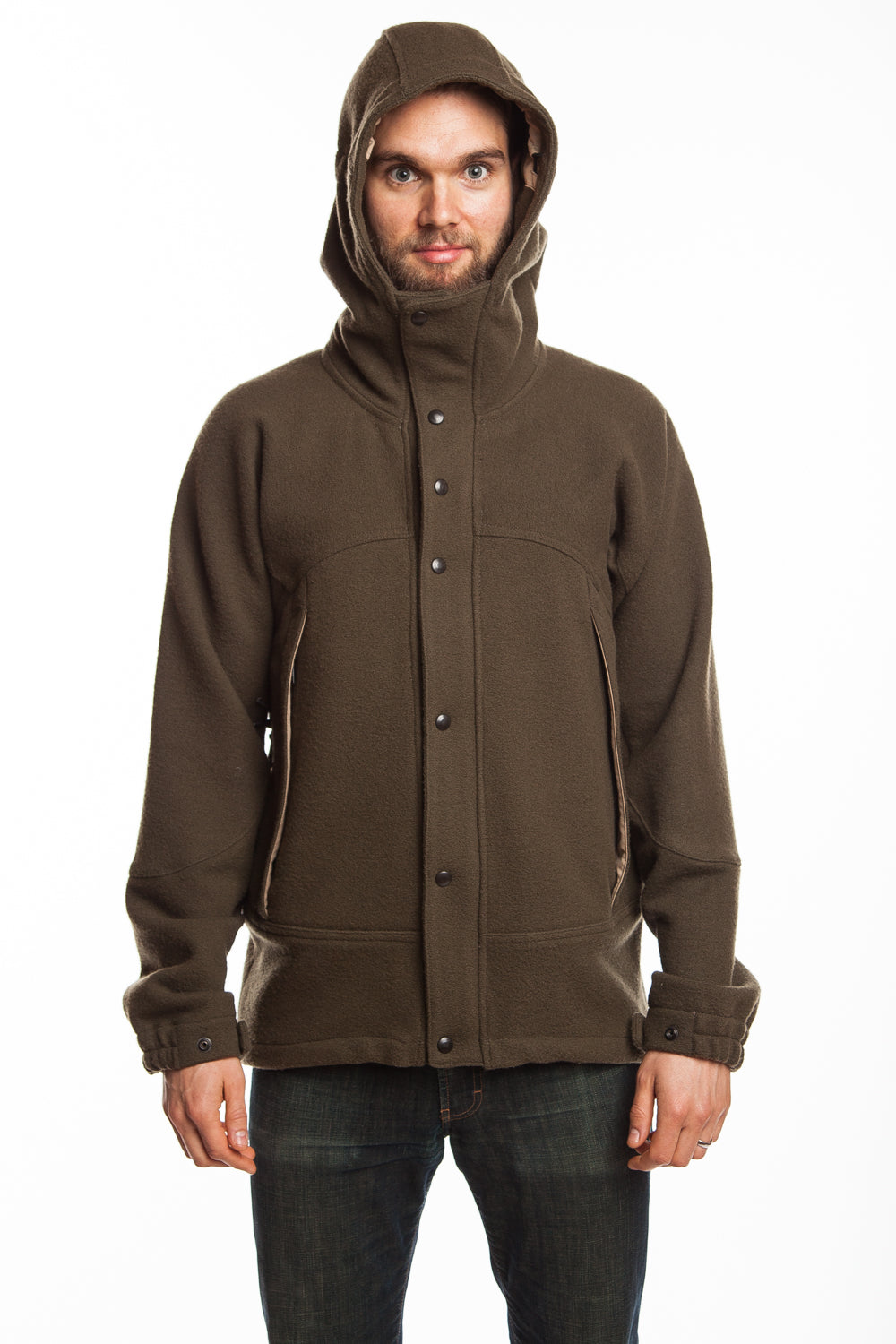 WeatherWool Ski Jacket.  Pure Merino Wool woven on a Jacquard loom for extreme performance