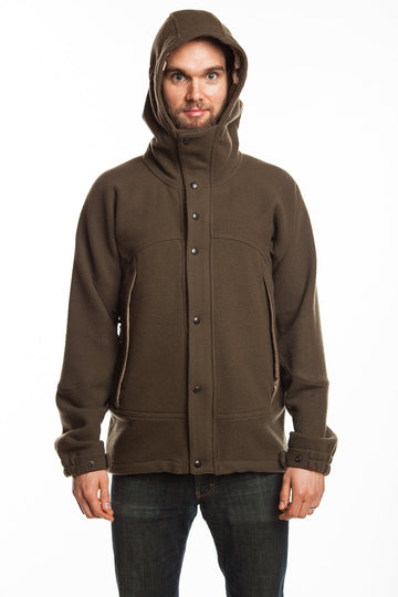 WeatherWool Mountain Jacket / SkiJac, pure USA Merino Jacquard Fabric