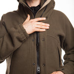 WeatherWool Ski Jacket.  Pure Merino Wool woven on a Jacquard loom for extreme performance