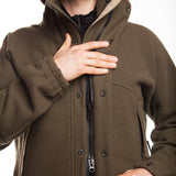 WeatherWool Ski Jacket.  Pure Merino Wool woven on a Jacquard loom for extreme performance