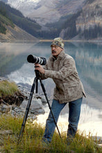 WeatherWool All-Around Jacket in proprietary Lynx Pattern worn by professional outdoorsman, writer and photographer Ron Spomer